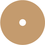 cercle beige arôme biscuit