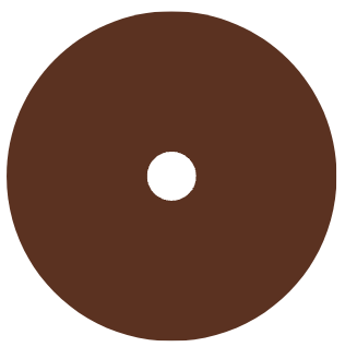 cercle marron chocolat noir