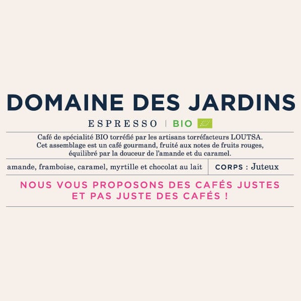 LOUTSA x DOMAINE DES JARDINS LOUTSA Torréfacteur