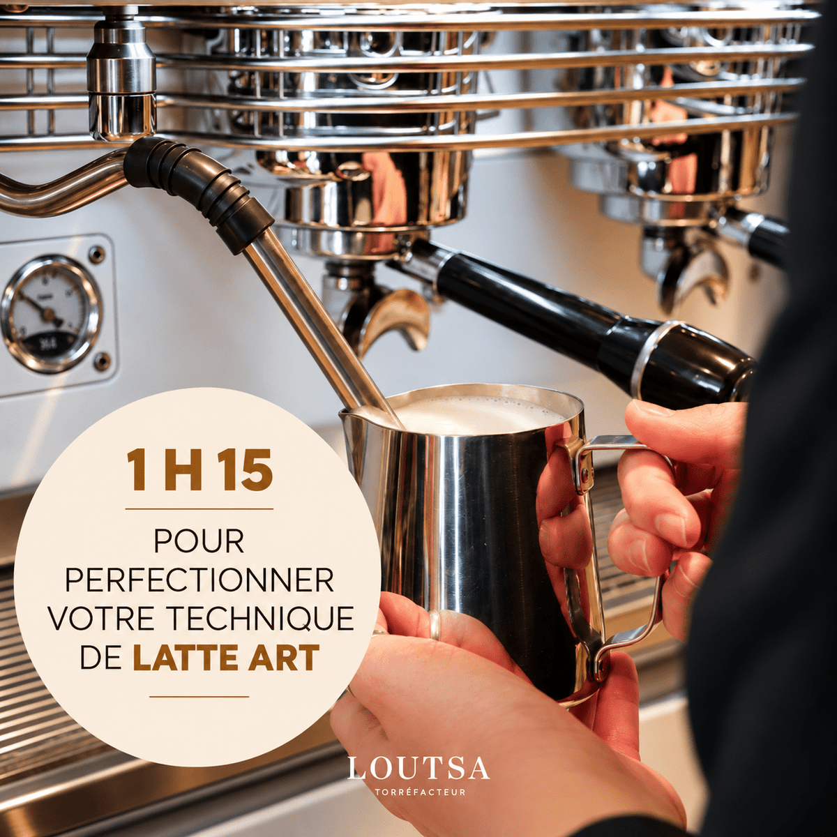 ATELIER Latte Art niveau 2 - LYON - LOUTSA Torréfacteur