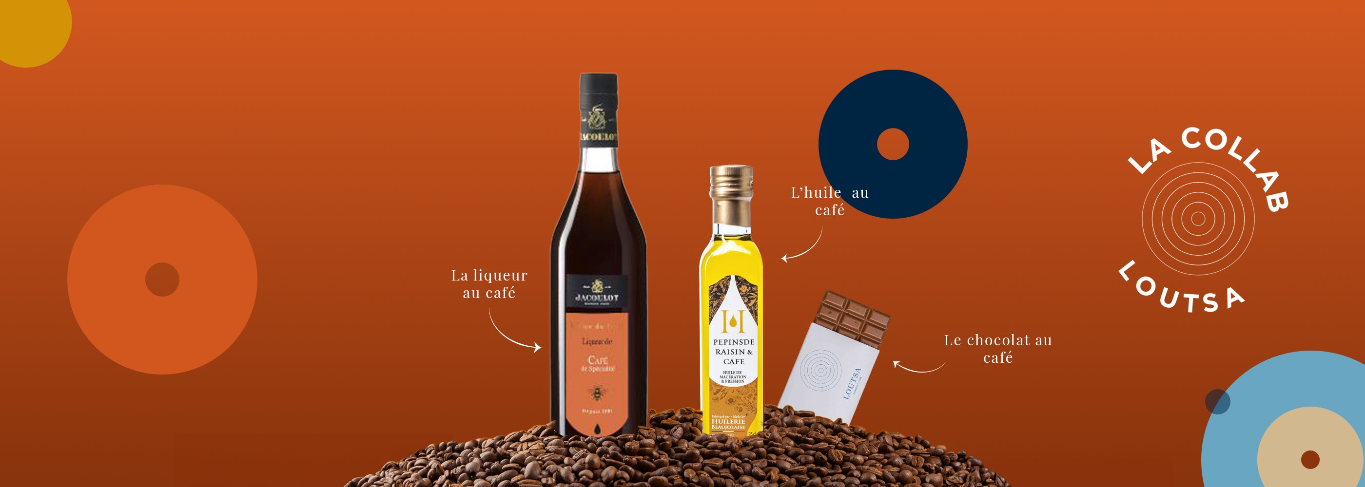 OFFRE ÉPICERIE LOUTSA AVEC LIQUEUR, HUILE ET CHOCOLAT