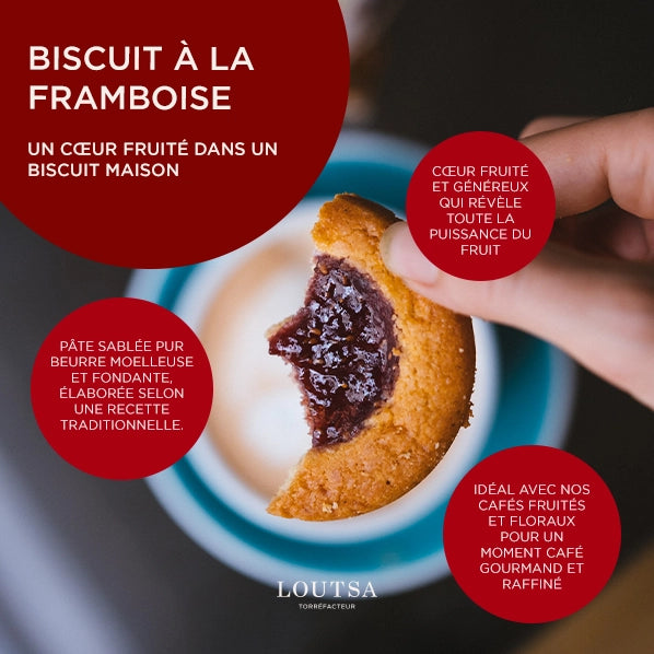 BISCUIT FRAMBOISE - LOUTSA Torréfacteur