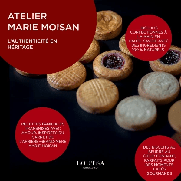 BISCUIT MYRTILLE - LOUTSA Torréfacteur