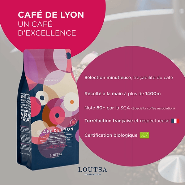 Cafe DE LYON BIO - LOUTSA Torréfacteur