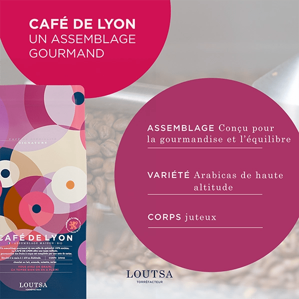 Cafe DE LYON BIO - LOUTSA Torréfacteur