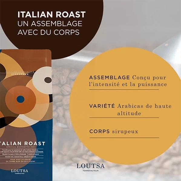 Café expresso DUO INTENSO - LOUTSA Torréfacteur