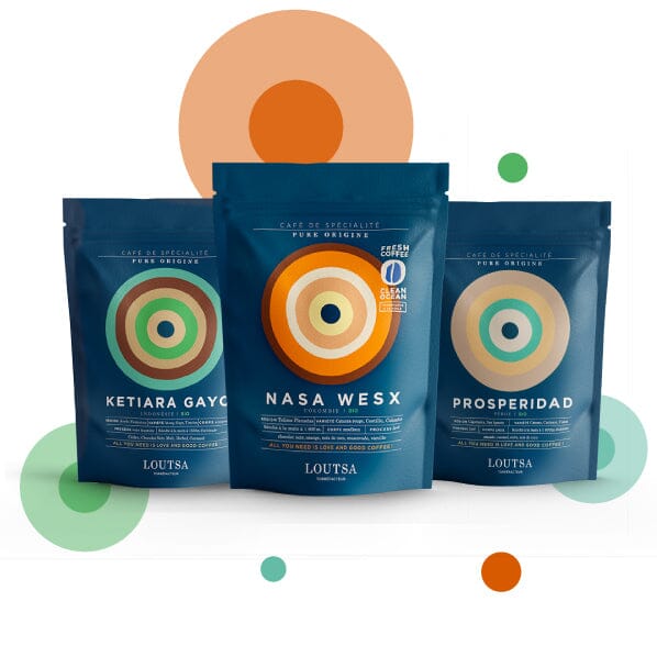 Café grain EXPRESSO TRIO - LOUTSA Torréfacteur