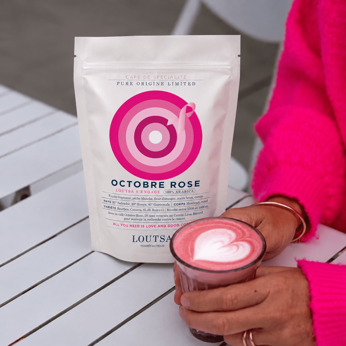 CAFÉ SOLIDAIRE OCTOBRE ROSE - LOUTSA Torréfacteur