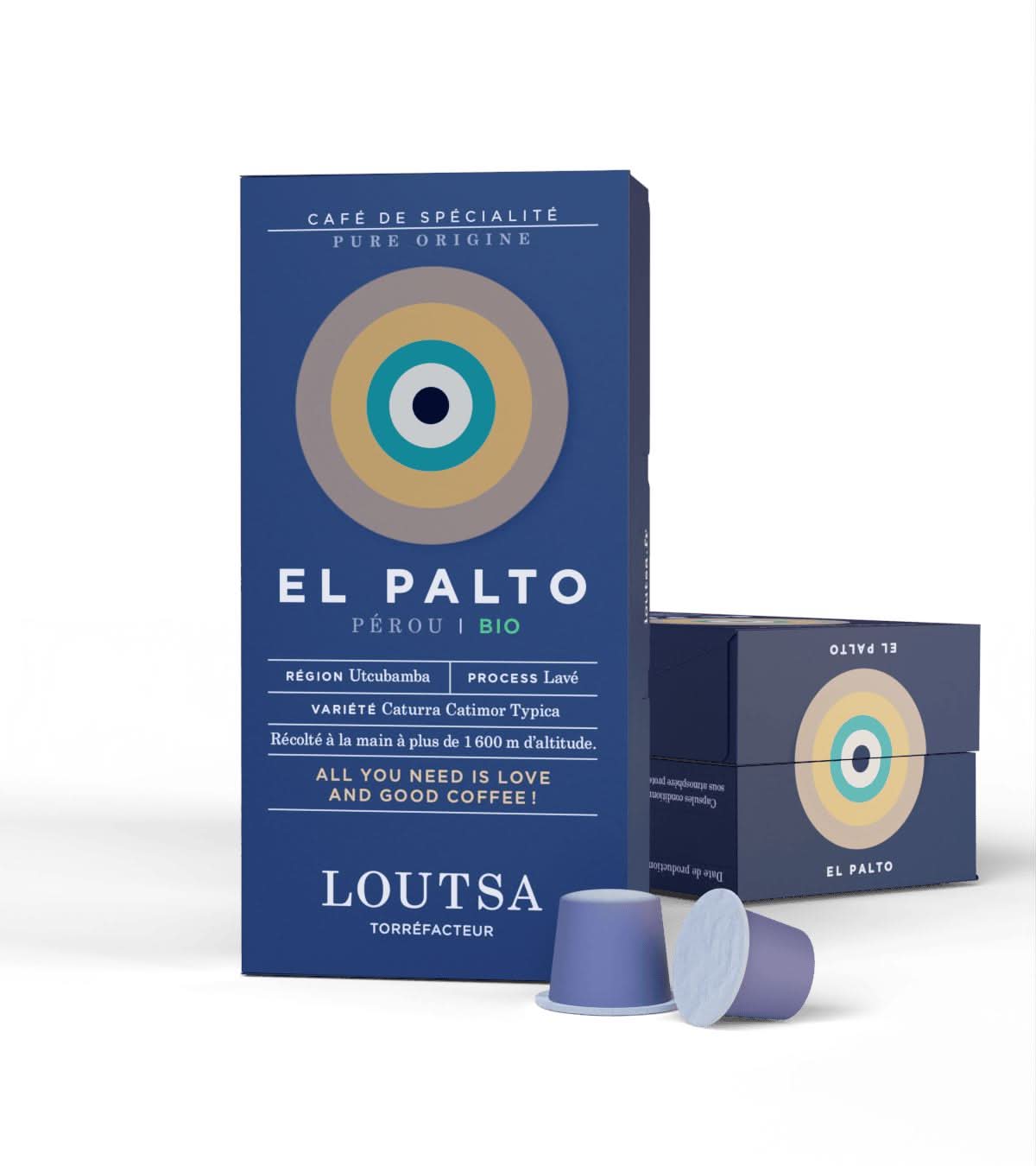 Capsules EL PALTO BIO Café Pérou - LOUTSA Torréfacteur