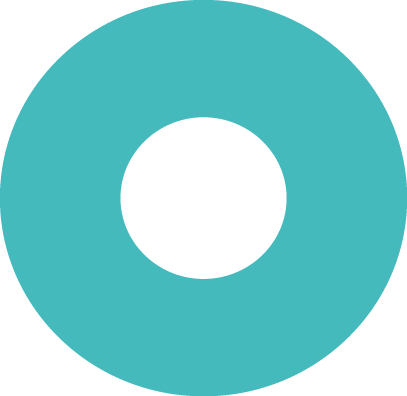 cercle bleu turquoise