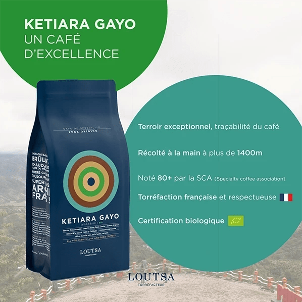 KETIARA GAYO BIO. - LOUTSA Torréfacteur