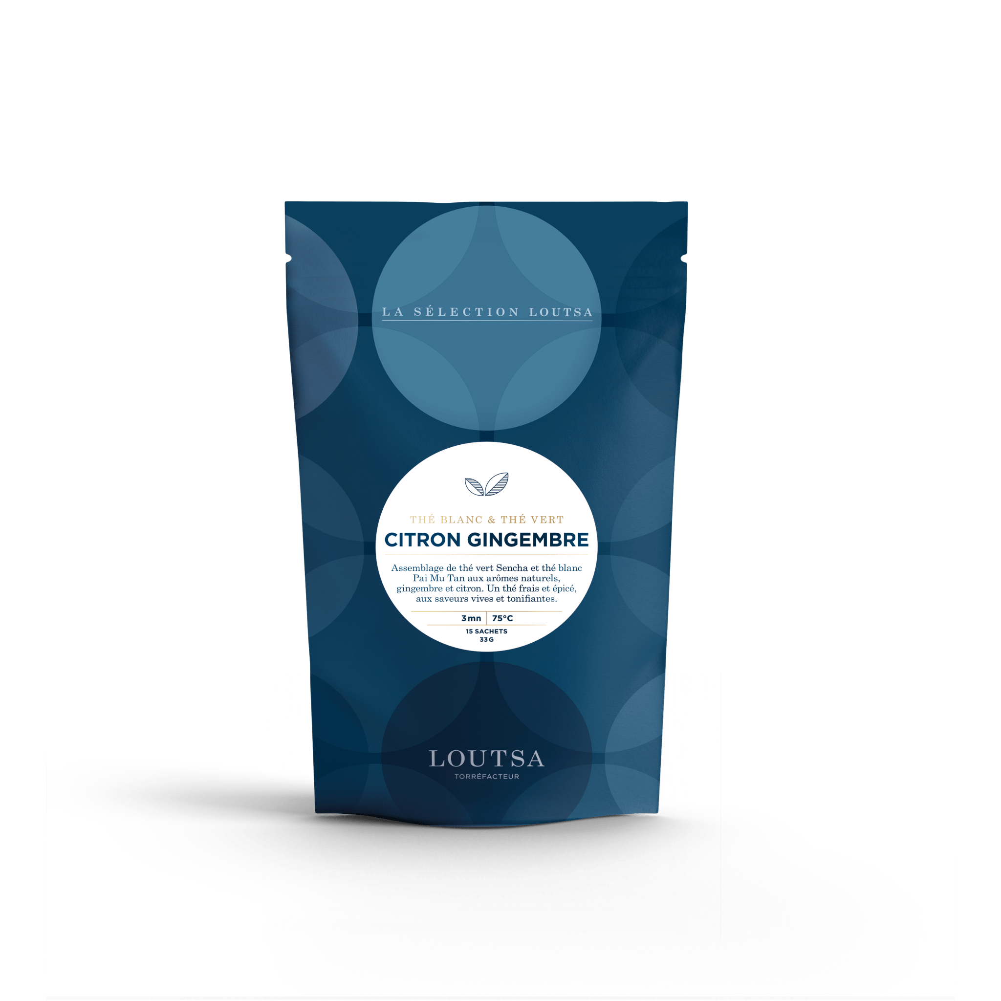 THE BLANC VERT CITRON GINGEMBRE - LOUTSA Torréfacteur