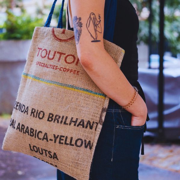 TOTEBAG TOILE DE JUTE RECYCLEE - LOUTSA Torréfacteur