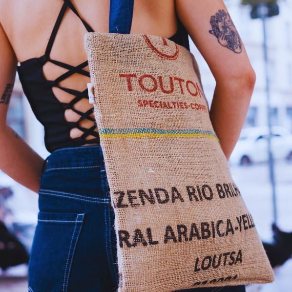 TOTEBAG TOILE DE JUTE RECYCLEE - LOUTSA Torréfacteur