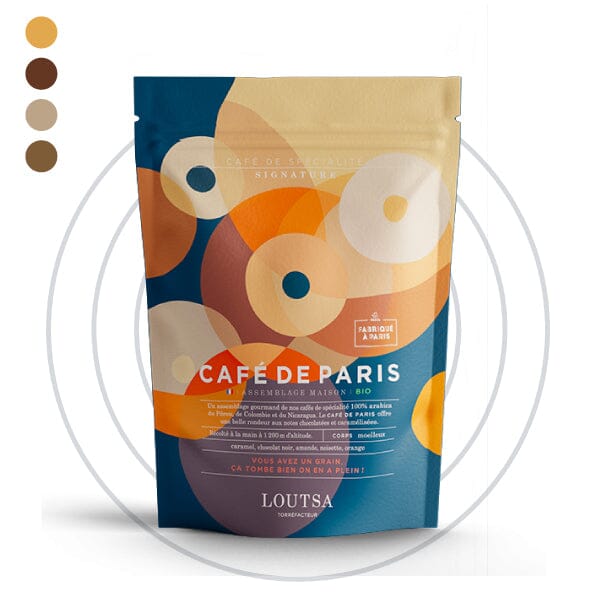Cafe DE PARIS BIO CAFE GRAIN LOUTSA Torréfacteur 