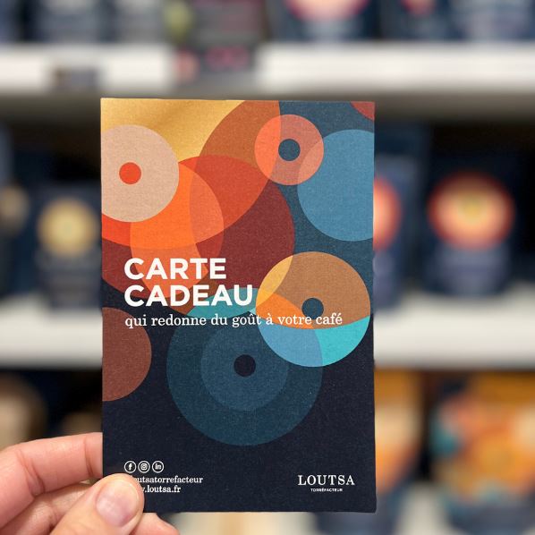 CARTE CADEAU ATELIER CARTE LOUTSA Torréfacteur 