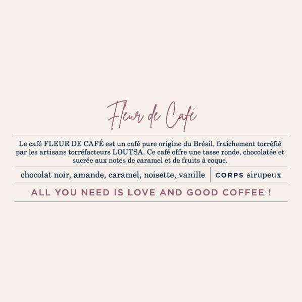 LOUTSA x FLEUR DE CAFE CAFE GRAIN LOUTSA Torréfacteur 