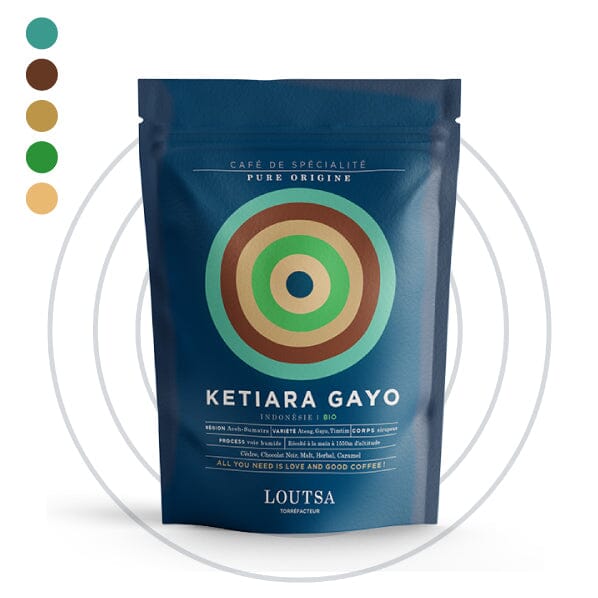 Café KETIARA GAYO BIO CAFE GRAIN LOUTSA Torréfacteur 