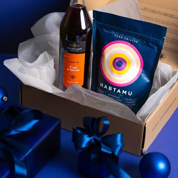 COFFRET GASTRONOMIQUE CAFE GRAIN LOUTSA Torréfacteur 