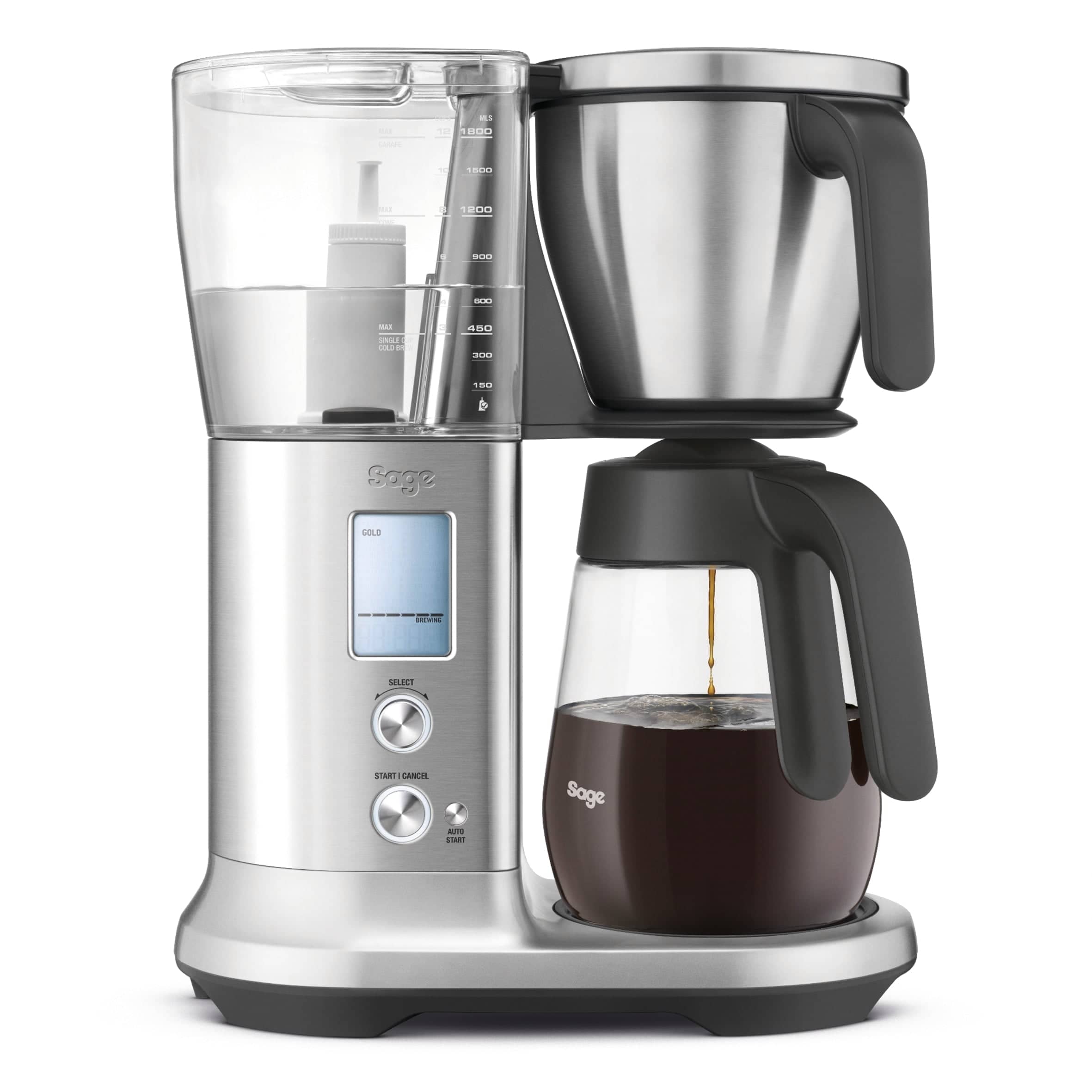SAGE CAFETIERE FILTRE MACHINE SAGE ACIER BOL VERRE 