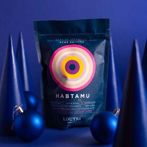 COFFRET GASTRONOMIQUE CAFE GRAIN LOUTSA Torréfacteur 