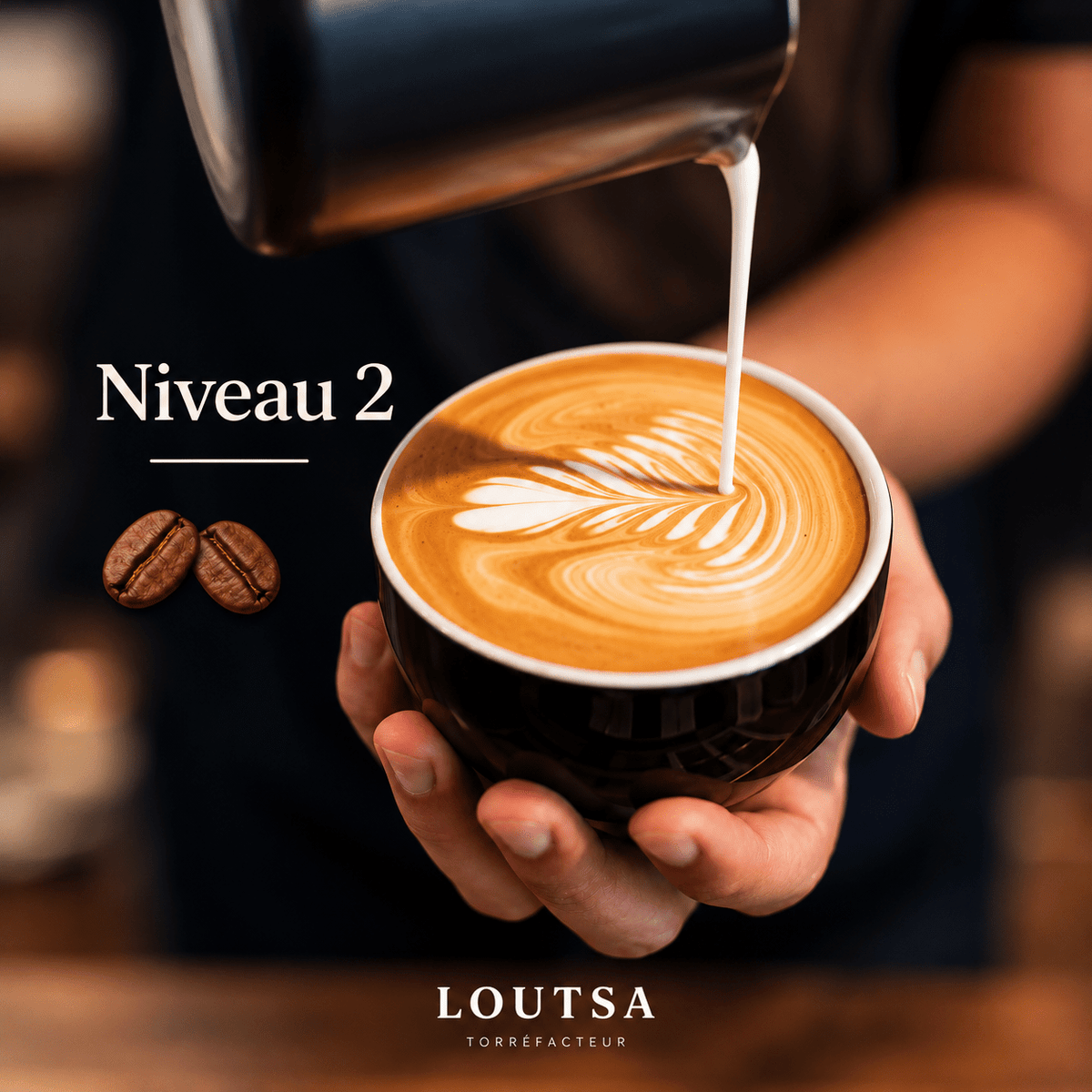 ATELIER Latte Art niveau 2 - LYON - LOUTSA Torréfacteur