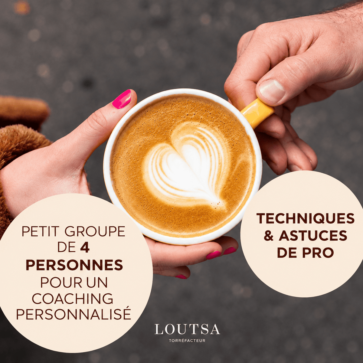 ATELIER Latte Art niveau 2 - LYON - LOUTSA Torréfacteur