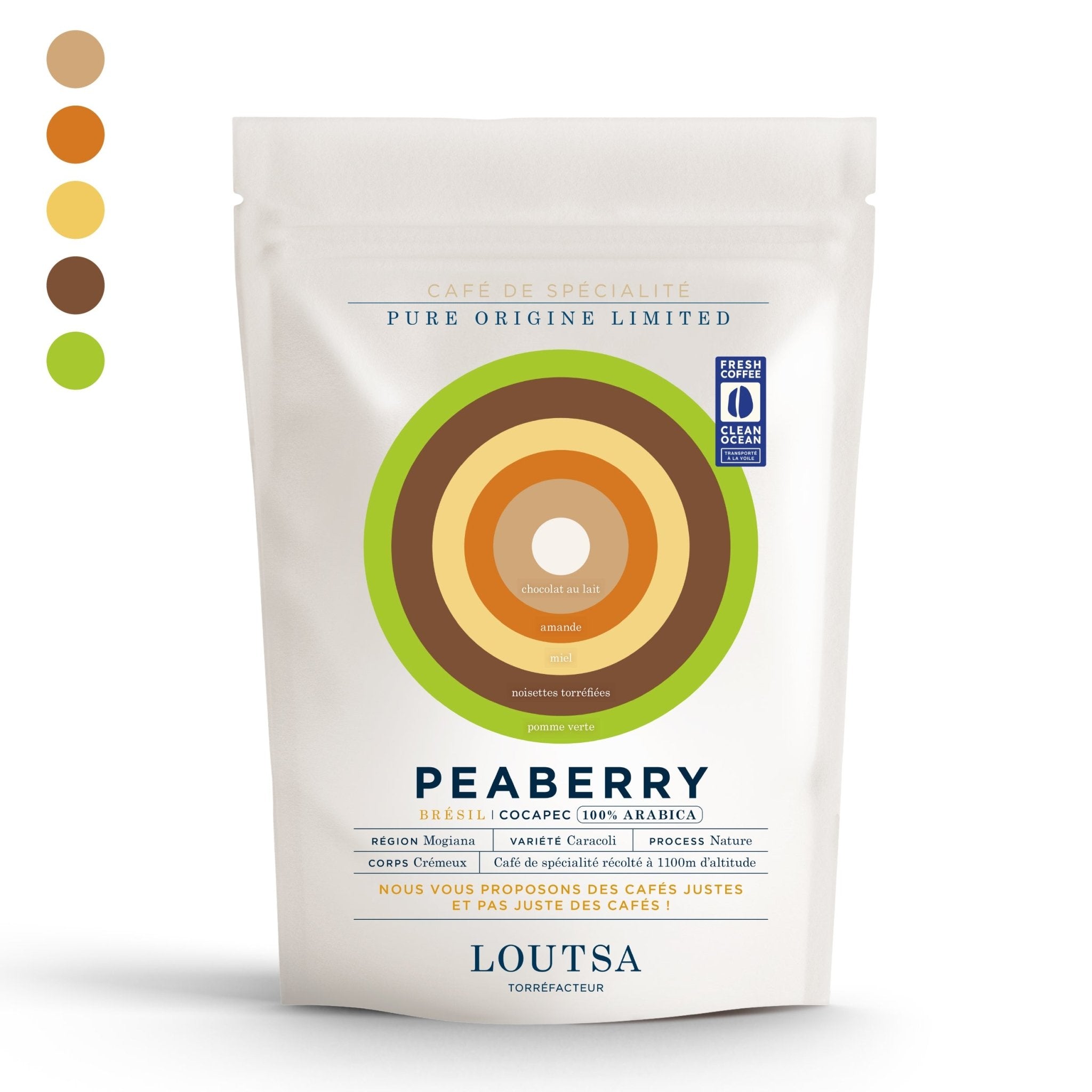 Café Brésil PEABERRY - LOUTSA Torréfacteur