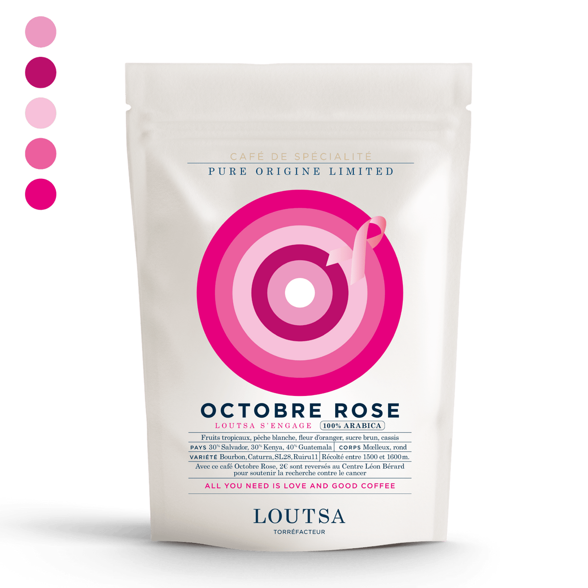CAFÉ SOLIDAIRE OCTOBRE ROSE - LOUTSA Torréfacteur